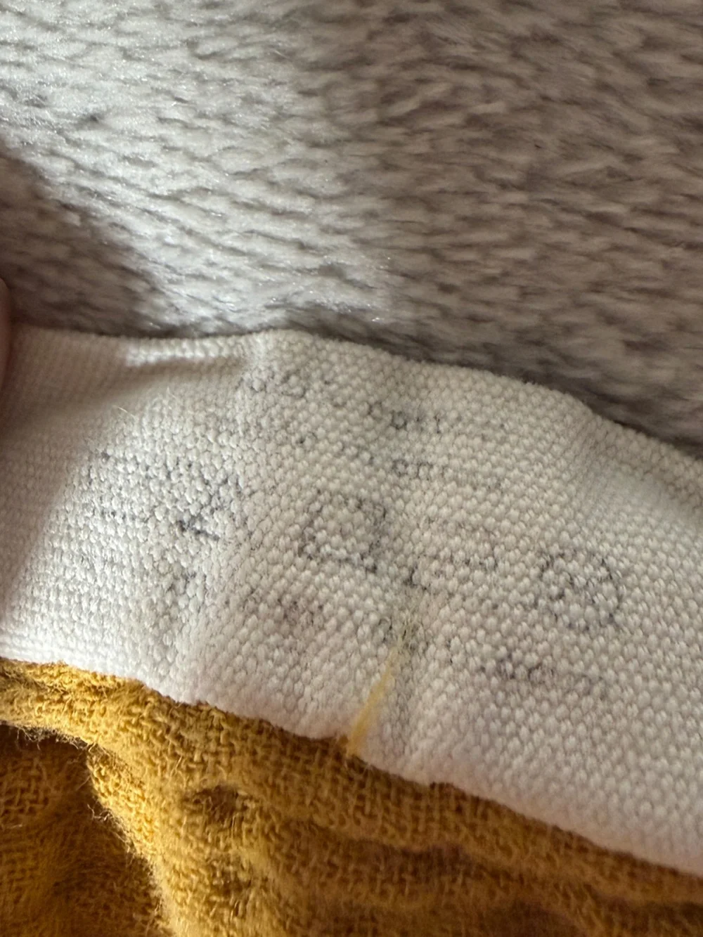 Rylee + Cru Mustard Yellow White Abstract Dot Gauzy 100% Cotton Blanket